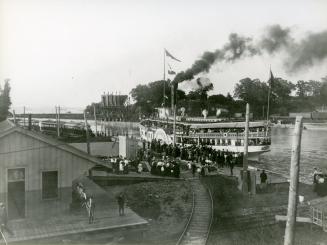 Garden City, paddle steamer, at Port Dalhousie, Ontario