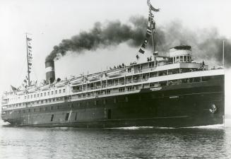 Noronic, steamer, at Prescott