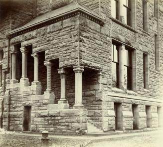 Parliament Buildings (1893), Speaker's (now Lieutenant-Governor's) entrance, at north-west corner