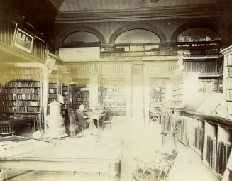 Parliament Buildings (1832-1893), Interior, library