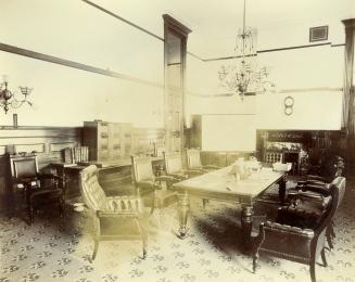 Parliament Buildings (1893), Interior, cabinet council chamber