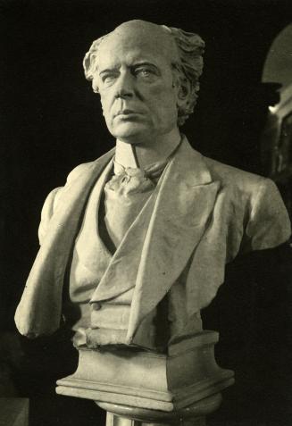 Laurier, Sir Wilfred, bust, Normal School, Gould St