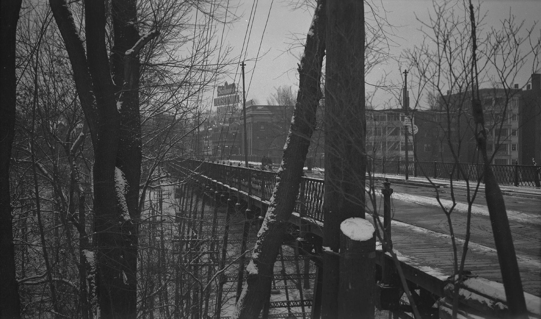 Sherbourne St., bridge north of Bloor Street East, looking south during demolition