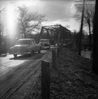 Albion Road (Old Albion Road), bridge over Humber River, looking northwest