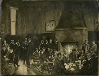 Arts & Letters Club, Court House premises (1910-20), Court House (1853-1900), Adelaide Street East, south side, between Toronto and Church Streets, INTERIOR