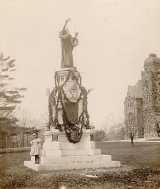 Northwest Rebellion Monument, Queen's Park, east side, southeast of Parliament Buildings