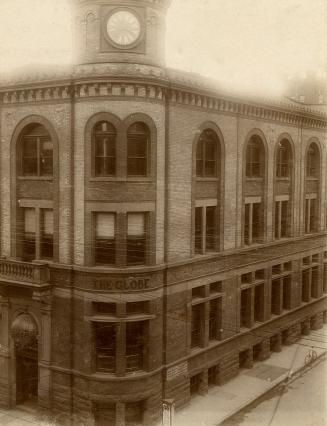 Globe Building (1895-1938), Yonge Street, southwest corner Melinda St