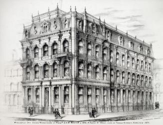 McMaster, A.R., & BRO., wholesale dry goods warehouse, Front Street West, north side, west of Yonge Street, Toronto, Ontario