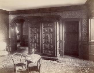 Historic photo from 1890 - Wonderful carved doors upstairs in Benvenuto - interior photo in South Hill