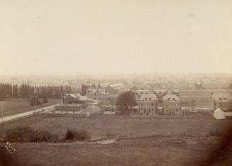 Historic photo from 1890 - Looking s. from S. H. Janes Benvenuto - Avenue Rd. at left, Cottingham St. running across centre in South Hill