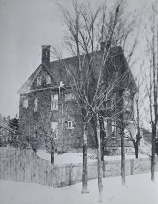 Wells, James F., house, Glencairn Avenue, north side, east of Duplex Avenue. Image shows a big  ...