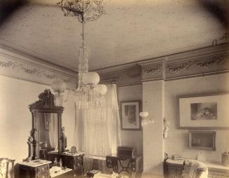 Historic photo from 1888 - South bedroom in J.R. Robertson - Culloden House in Cabbagetown South