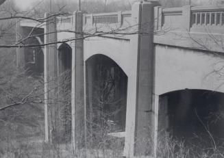 Image shows a side view of the bridge.