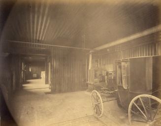 Historic photo from 1888 - Culloden house - the Carriage house and washroom in Cabbagetown South