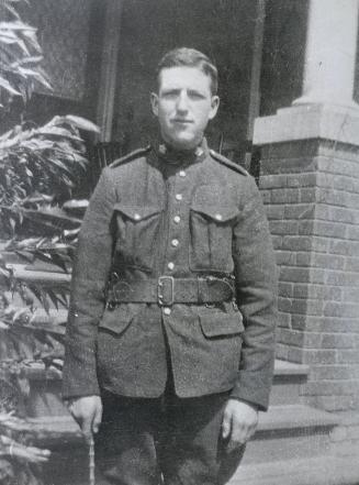 Image shows Martin, aet. 17, at his home, 18 Keewatin Ave. At this time, Martin was an orderly  ...