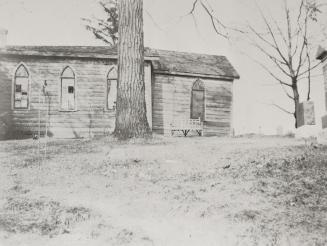 Historic photo from 1919 - St. John The Baptist Anglican Church - land donated by Charles Coxwell Small in 1850 in Upper Beach