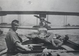 Curtiss K, flying boat, in Western Gap, Toronto