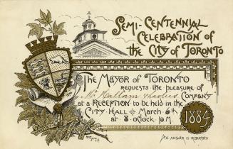 Semi-centennial celebration of the city of Toronto
