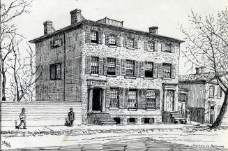 The Fourth Post Office c. 1839, Toronto, Ontario