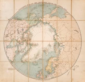 Stanford's map of the countries round the north pole
