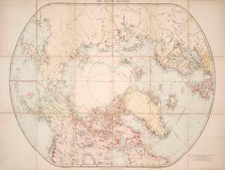 London atlas map of the Arctic Regions