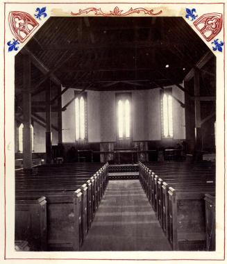 St. John The Evangelist Anglican Church (1858-1893), Stewart St., south side, west of Portland St., INTERIOR