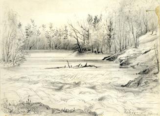 Camping Out No. 1: the Rapids near Camping Ground, River Severn, (Gravenhurst), Ontario