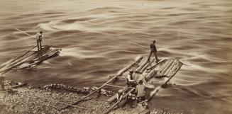 Shad fishing, Black River, Québec