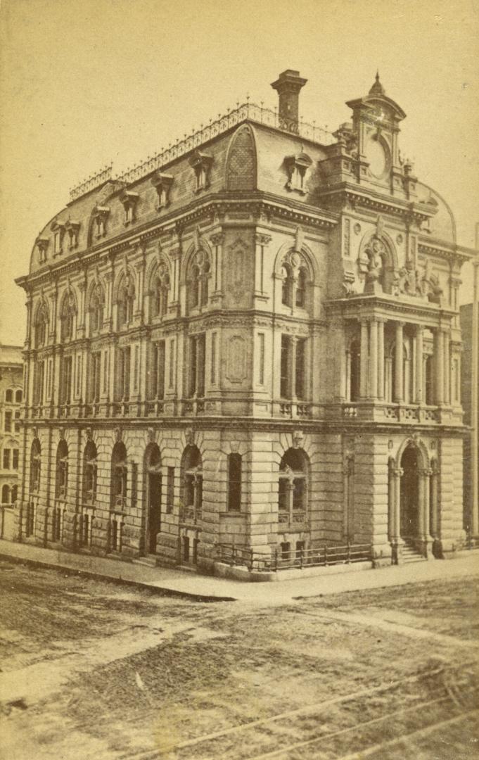 Custom House (1876-1919), Front Street West, southwest corner Yonge Street