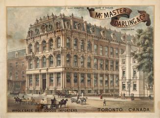 McMaster, A.R., & BRO., wholesale dry goods warehouse, Front Street West, north side, west of Yonge Street, Toronto, Ontario
