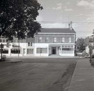 Central Hotel, Weston Road., north east corner Elsmere Avenue, looking north east from Little Avenue in foreground., Toronto, Ontario