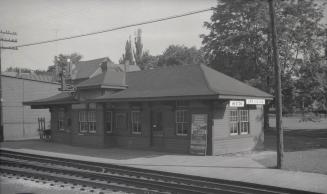 Weston Railway Station (C.P.R.), John St. (Weston), north side, west of Rosemount Avenue, Toronto, Ontario