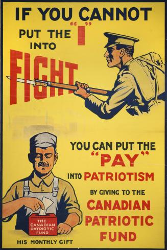 If you cannot put the ''I'' into fight, you can put the ''pay'' into patriotism