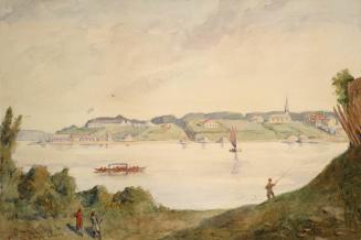 Niagara and Fort George in 1805, View from Fort Niagara, N