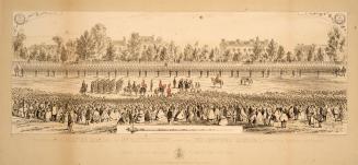 Presentation of a Silver Mace to the 2nd Battalion (''Queen's Own'') Volunteer Rifles, Toronto, May 25th, 1863