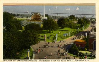 Grounds of Canadian National Exhibition Showing Band Shell, Toronto, Can