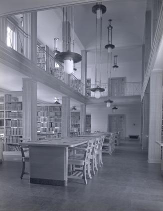 Osgoode Hall, Queen Street West, northeast corner University Avenue, INTERIOR, library