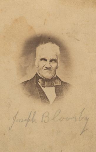 Joseph Bloor, 1789-1862