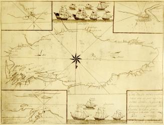 Carte du Lac Ontario, 1757
