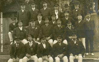 Canadian Lawn Bowling Team, in England