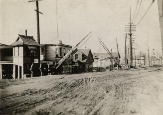 Lakeshore Road, looking west from west of Sunnyside Avenue, Toronto, Ontario