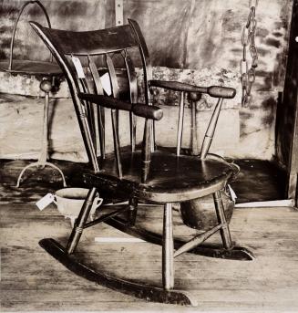 Canadian Historical Exhibition, 1899, Victoria College, chair, first chair made in Markham