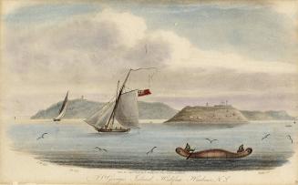 St. George's Island, Halifax Harbour, N.S. (George's Island, Nova Scotia, circa 1813)