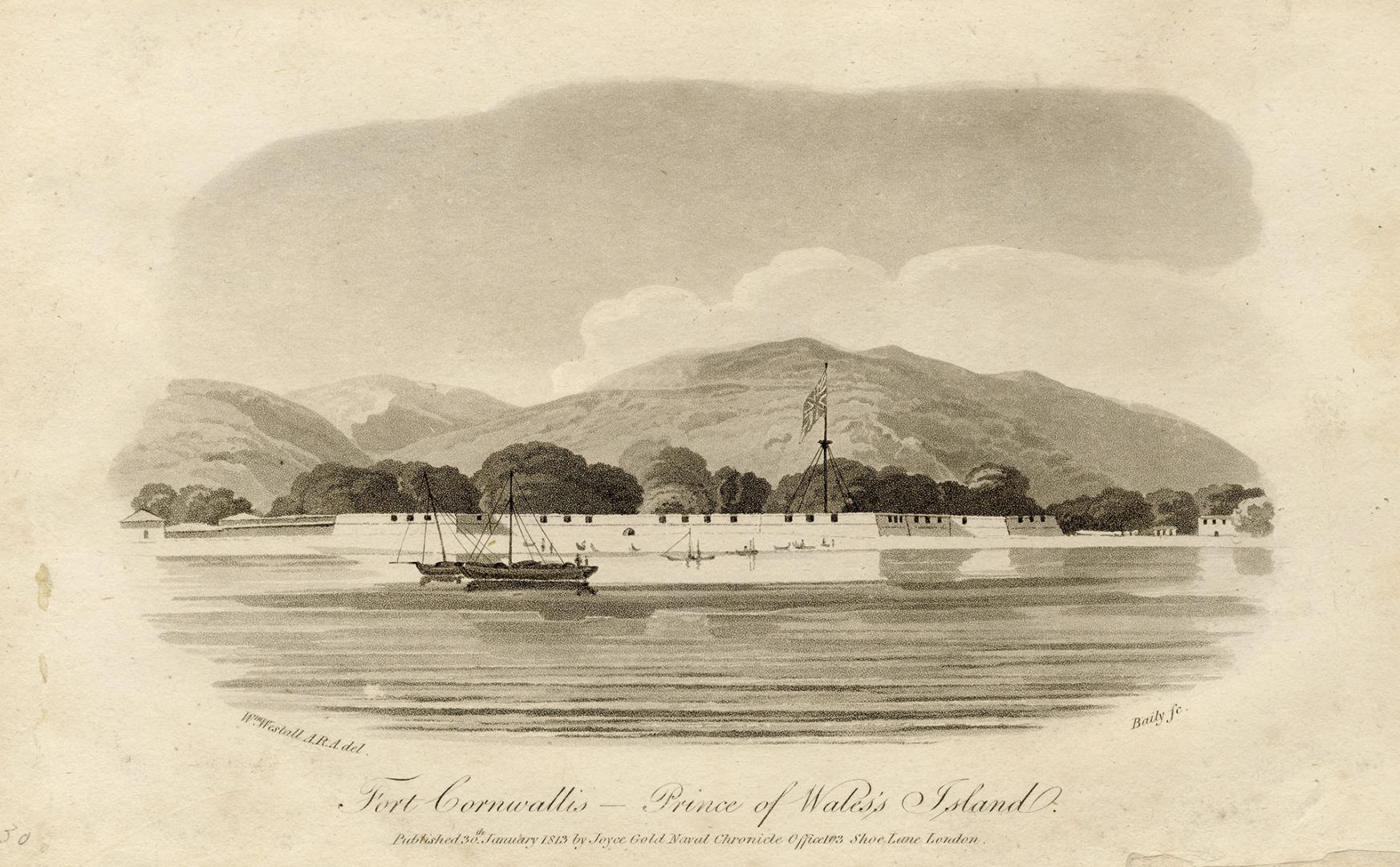 Fort Cornwallis, Prince of Wales's Island