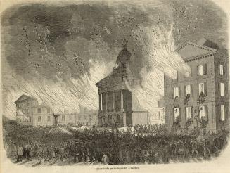 Incendie du Palais Législatif à Québec