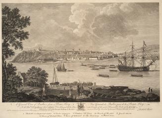 A General View of Quebec from Point Levy (Lauzon, Québec, 1759)