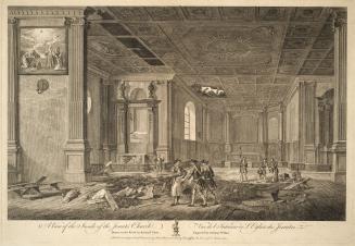 A View of the Inside of the Jesuits Church (Québec, Québec, 1759)