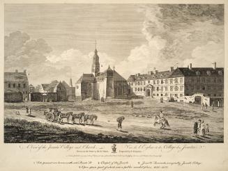 A View of the Jesuits College and Church, Québec, Québec, 1759