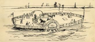 The Second Horse Boat (Toronto, circa 1845)
