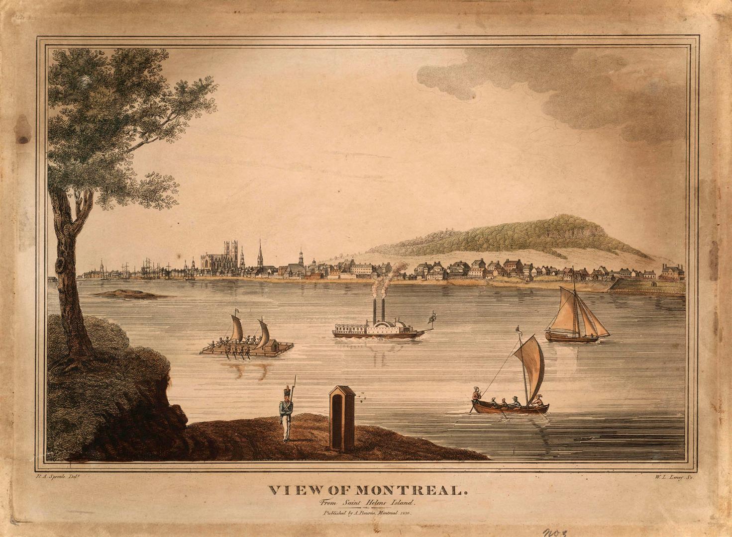 View of Montreal, from Saint Helen's Island